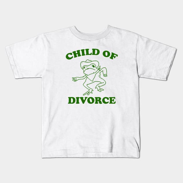 Child of divorce Kids T-Shirt by Justin green